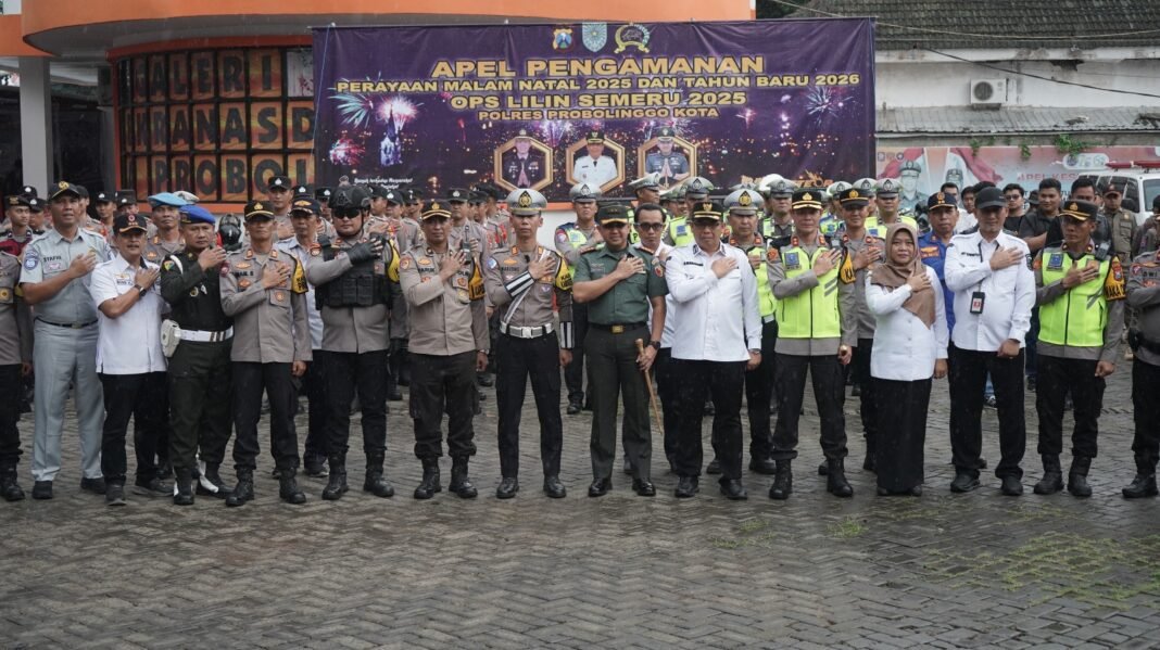 Polres Probolinggo Kota Siagakan Anggota dan K9, Amankan Malam Natal 2025