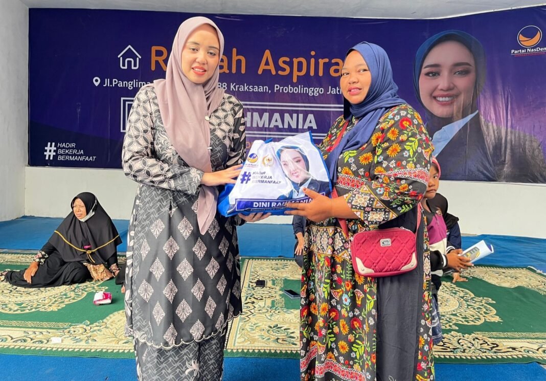 Anggota Komisi VIII DPR RI Dini Rahmania Bagikan Sembako dan Serap Aspirasi
